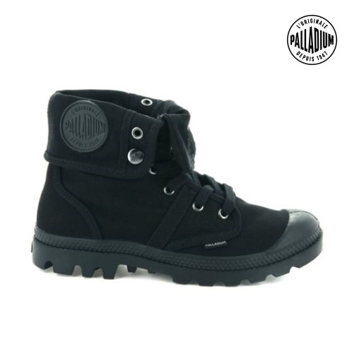 Bottes Palladium Pallabrousse Baggy Femme Noir | FR MAO034S